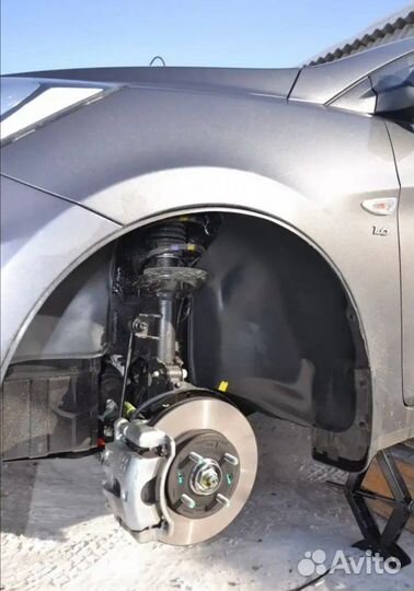 Защита арок на Хендай Акцент