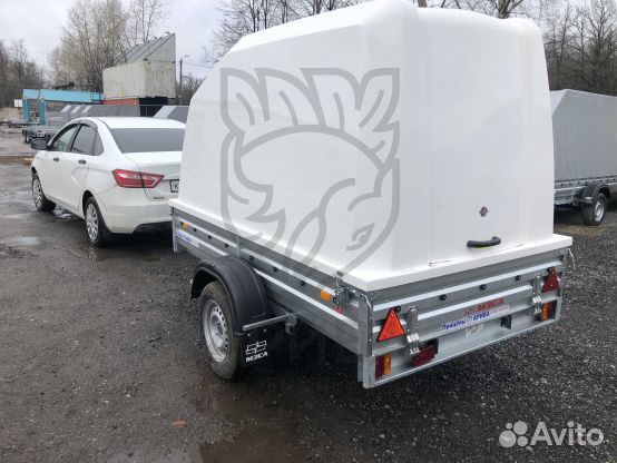 Прицеп с крышкой Н1500мм. Для саженцев