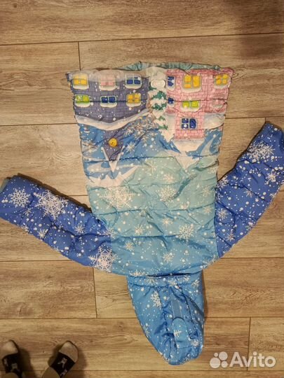 Пуховик зимний для девочки 98р