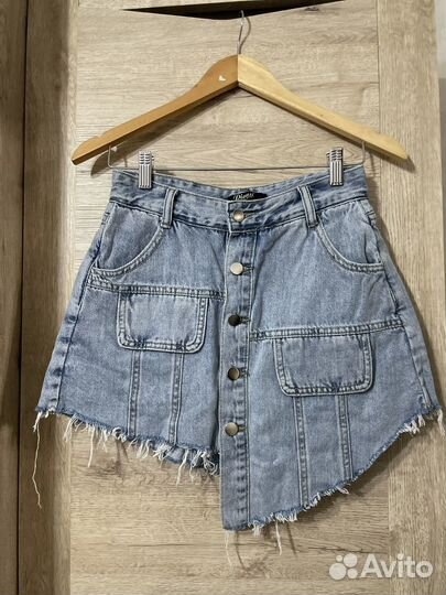 Юбка-шорты джинсовая