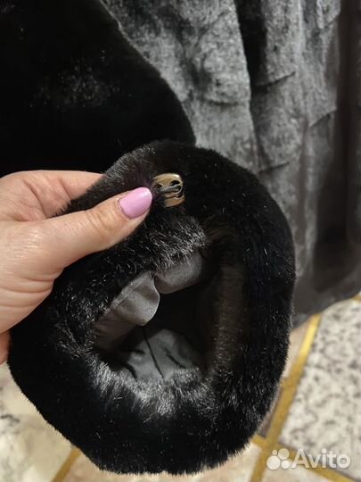 Искусственная шуба под норку 46