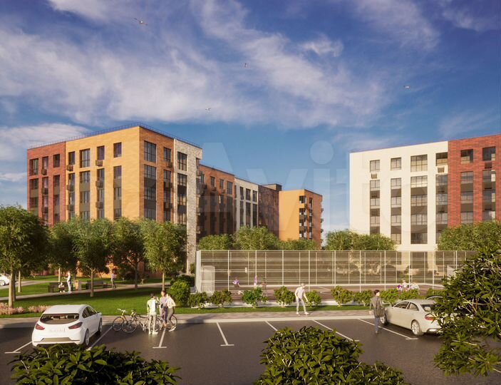 1-к. квартира, 39,7 м², 2/6 эт.