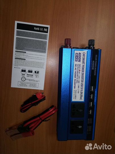 Инвертор преобразователь в машину 12/220Вольт