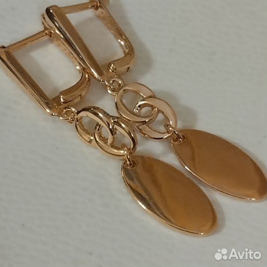 Золотые серьги 585 RG