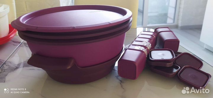 Пароварка микрогурмэ, Tupperware, + 8 контейнеров