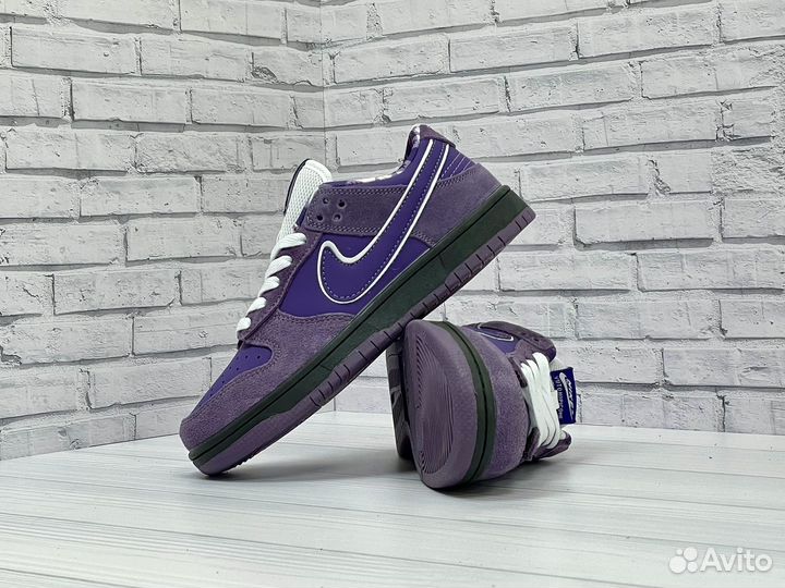 Кроссовки Nike sb dunk low concepts purple lobster