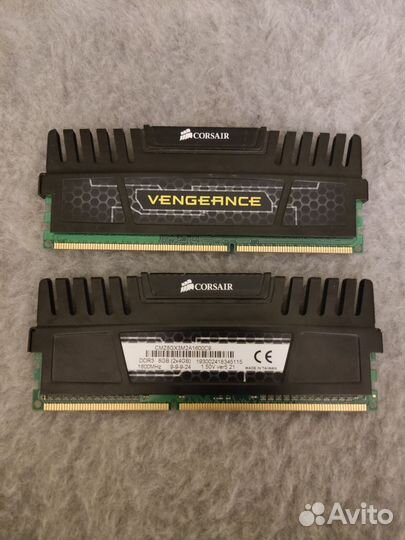 Оперативная память ddr3 8 gb 1600MHz