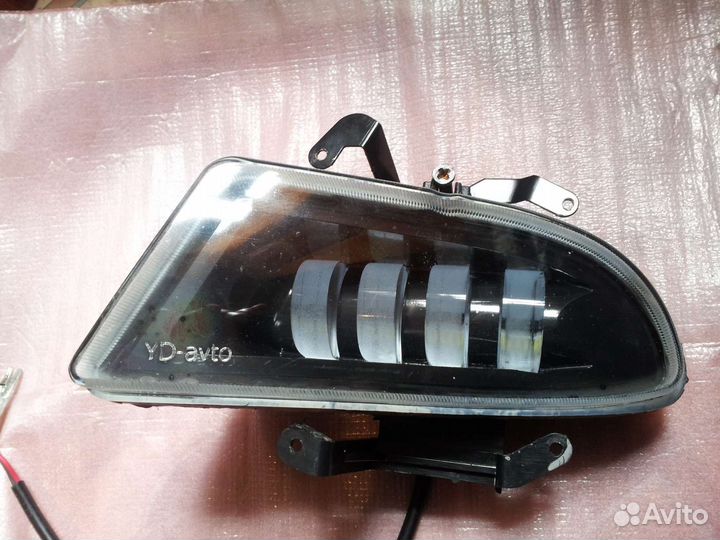 Правая Led птф Hyundai Accent