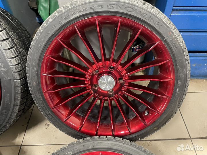 Колеса BMW Alpina R19 разноширокие candy red