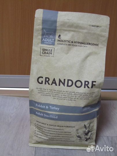 Сухой корм для кошек Grandorf