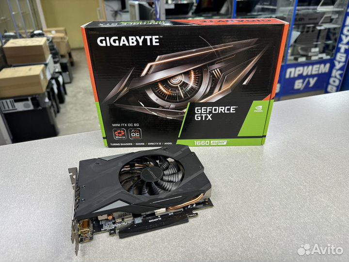 Видеокарта gigabyte GF GTX 1660 super mini ITX OC