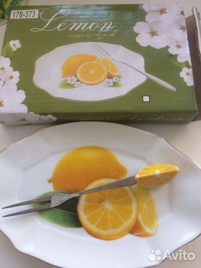 Посуда с лимонами