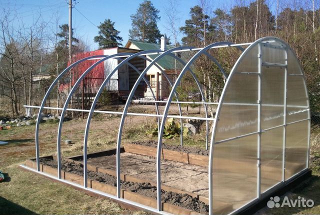 Теплицы из профиля 20х40 мм. Цинк