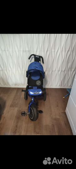 Велосипед коляска с ручкой