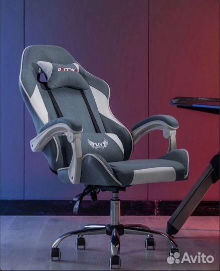Компьютерное игровое кресло велюр 308 новое