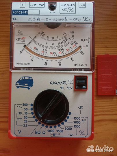 Прибор тестер автомобильный 43102-М1