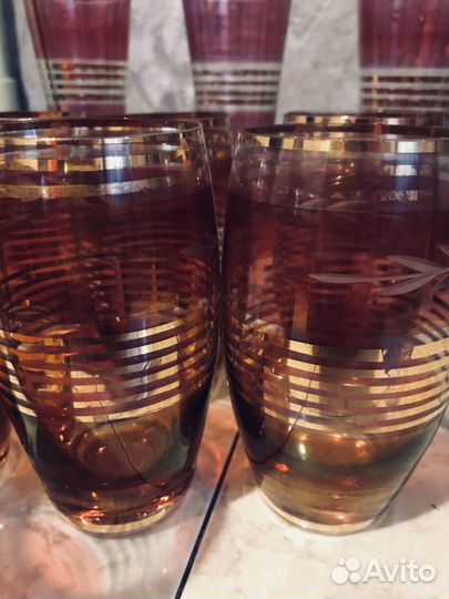 Стопки, бокалы, графины, стаканы, СССР