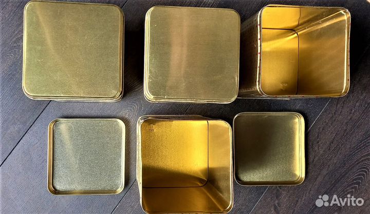 Жестяные банки для круп СССР