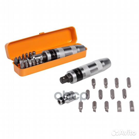 Отвёртка ударная с битами-вставками 5/16 15 пре