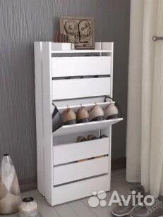 Обувница белая реечная, не упусти шанс