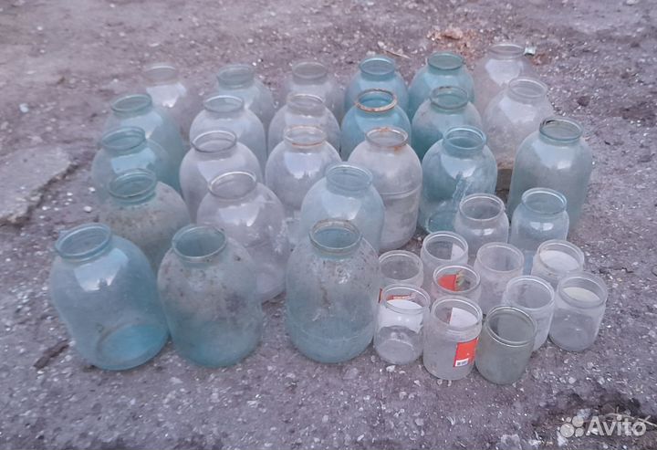 Отдам бесплатно стекляные банки
