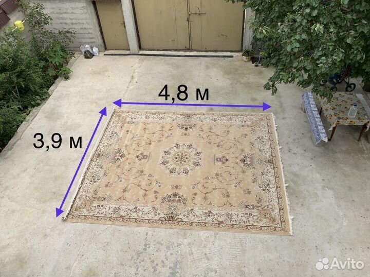 Иранский ковёр 3,9 на 4,8 м