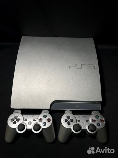 Sony PS3 Slim 320Gb (Прошита) + 800 Игр