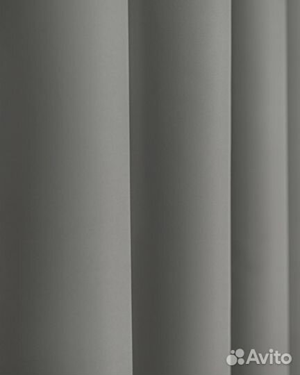 Шторы блэкаут марсель серая гавань готовые