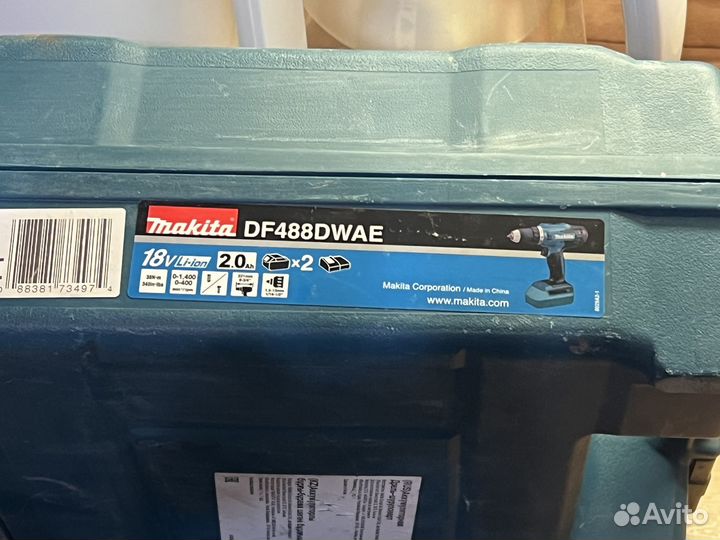 Шуруповерт makita 18v бу