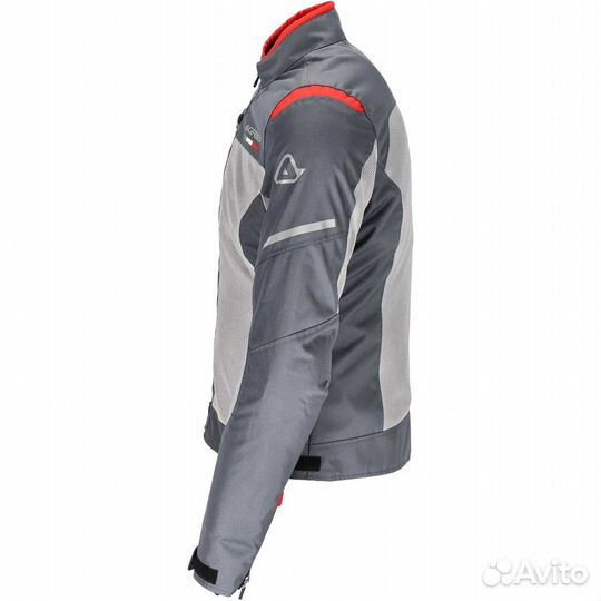 Acerbis ON road ruby lady 3 Layer CE Women's Motorcycle мотокуртка Gray Red