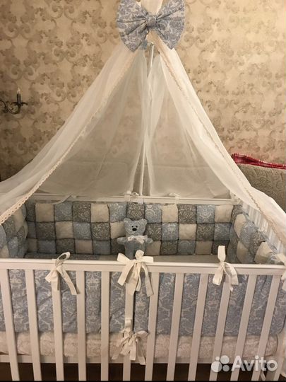 Бортики в детскую кроватку