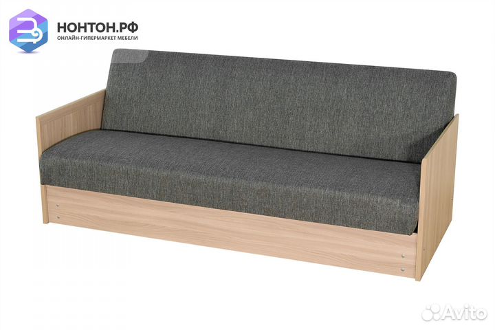 Диван книжка Ручеек-Ламино серый