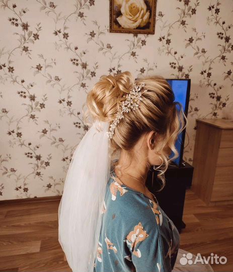 Прически, укладки, локоны,свадебный-вечерний образ