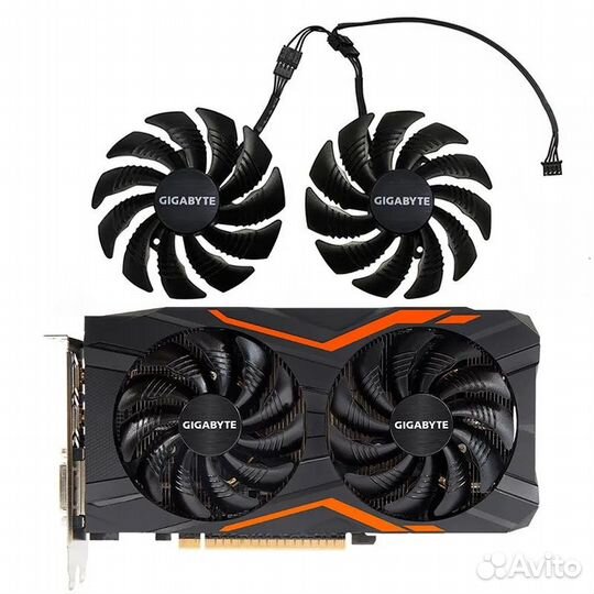 Вентиляторы для Gigabyte GTX 1050, 1060, 1070