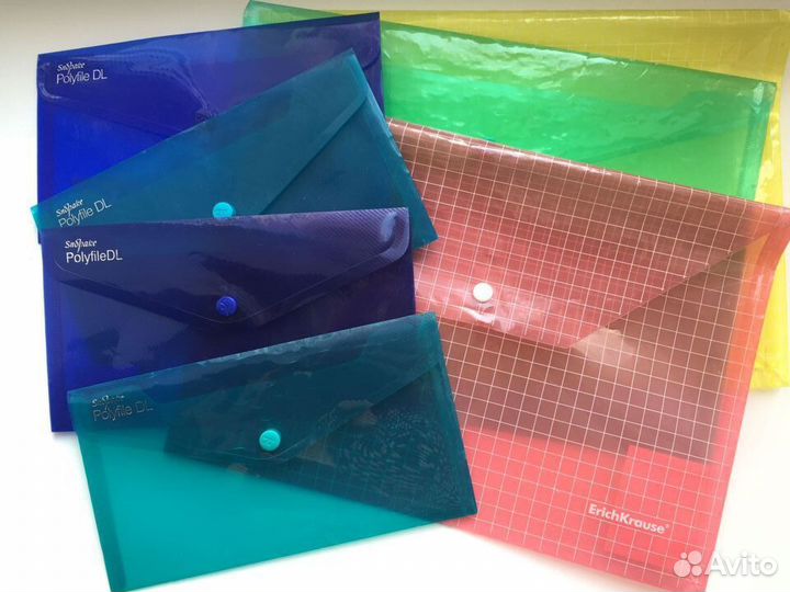 Канцелярские товары: папки, файлы, стикеры и др