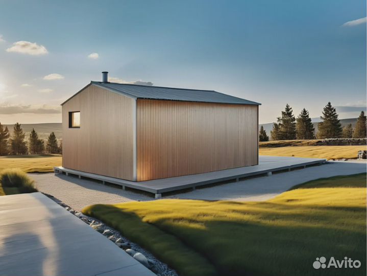 Готовый каркасный модульный дом под ключ