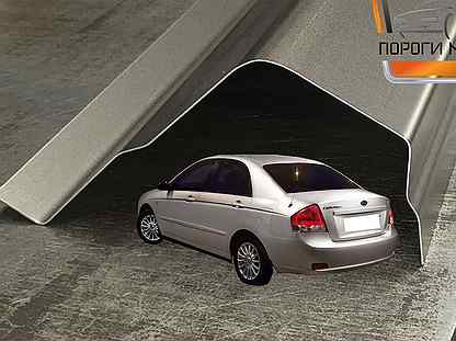 Пороги для автомобиля Kia Cerato 1 2003-2009