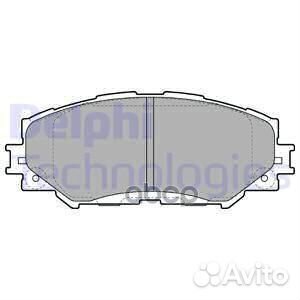 Колодки тормозные дисковые перед LP2002 Delphi