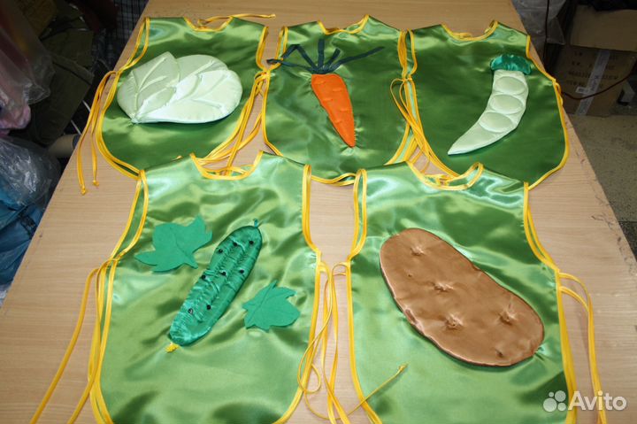 Костюмы овощей и фруктов