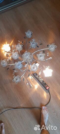 Люстра потолочная светодиодная бу