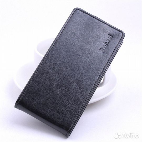 Чехол-флип для Xiaomi Mix черный эко-кожа, магнит