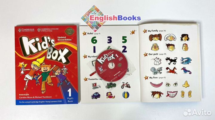 Kids box 1 2ed комплект (PB,AB,CD) новые в плёнке