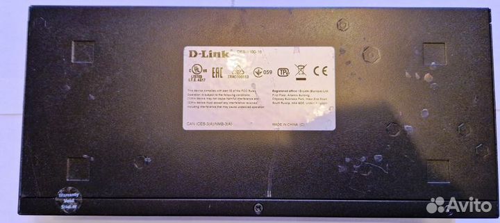 Коммутатор управляемый D-Link DES-1100-16