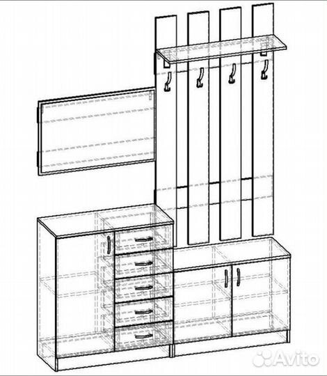 Прихожая Горизонт -10