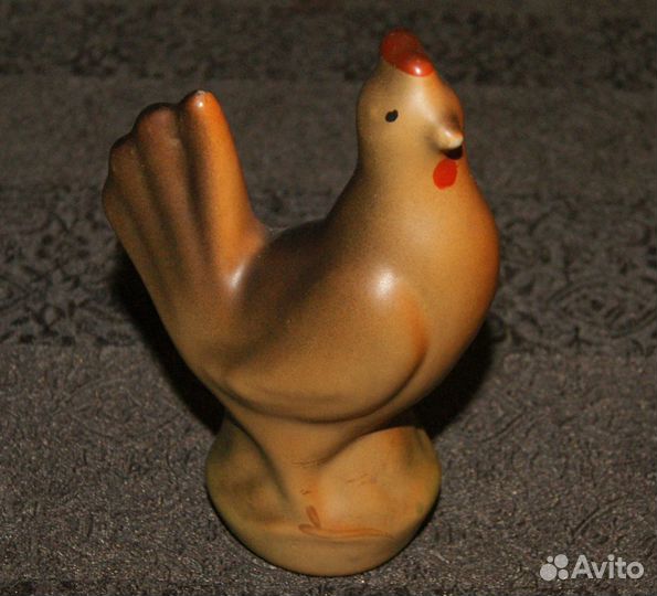 Курочка пищалка резина 1940е-50е. редкая (отличное