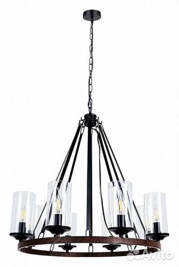 Подвесная люстра Arte Lamp Dalim A7014SP-8BK