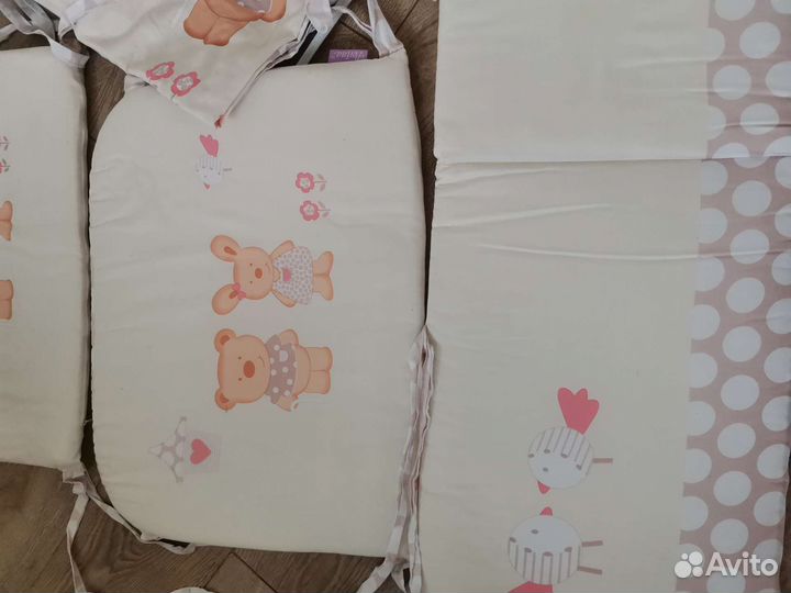 Набор бортики, комплект постельного белья