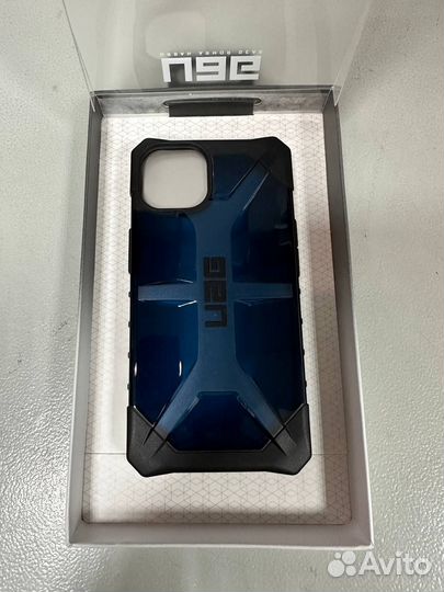 Чехол UAG Plasma для iPhone 13 синий царапины