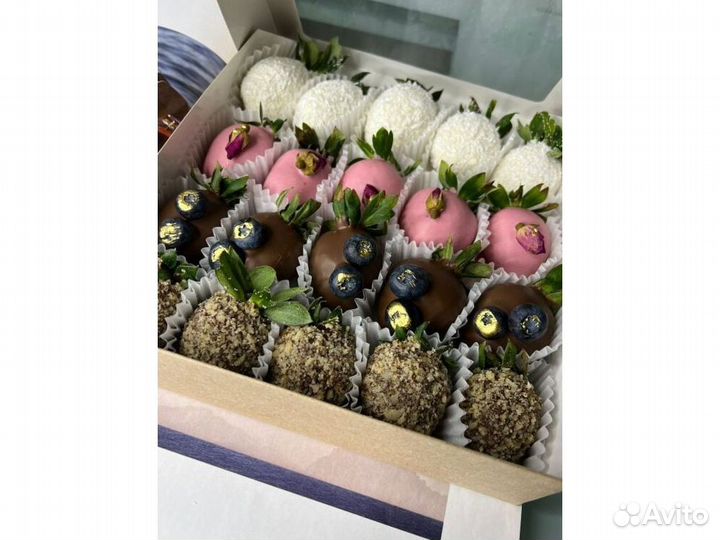 Клубника в бельгийском шоколаде KLL-7141