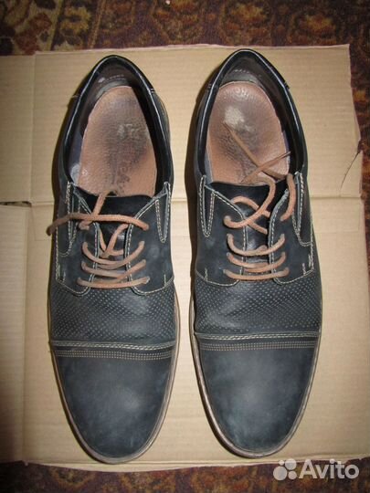 Туфли мужске Rieker, 46 размер, кожа